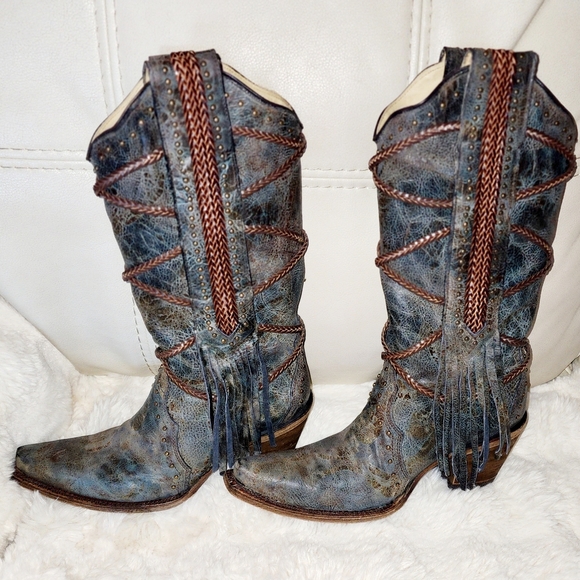 Corral boots, snip toe, size 8.5 - Picture 2 of 6